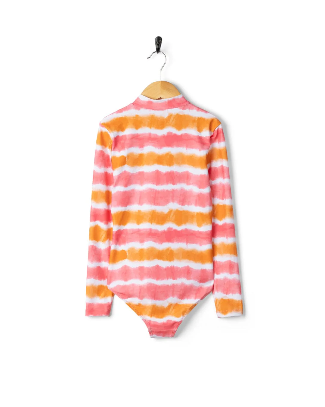 Accoya Kids Tie Dye Swimsuit in Pink/Orange - Image 5