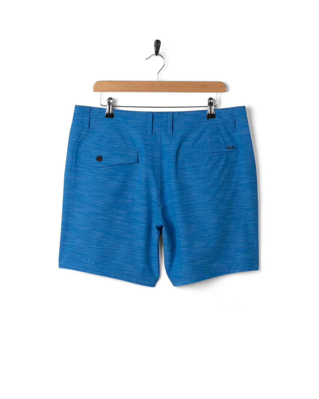 Amphibian 17 Mens Hybrid Board Shorts in Mid Blue - Image 7