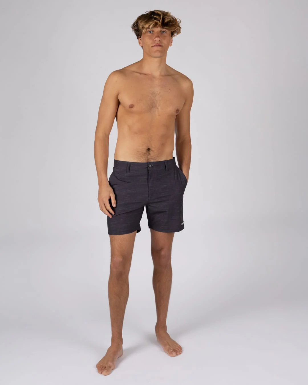 Amphibian 17 Mens Short in Dark Grey - Image 7
