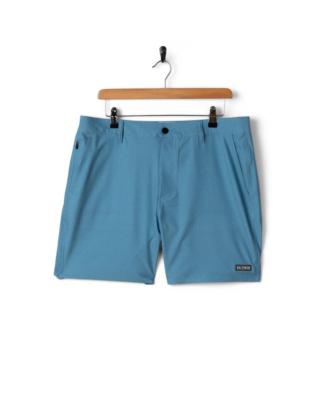 Amphibian 17 Men's Hybrid Shorts in Blue - Image 6