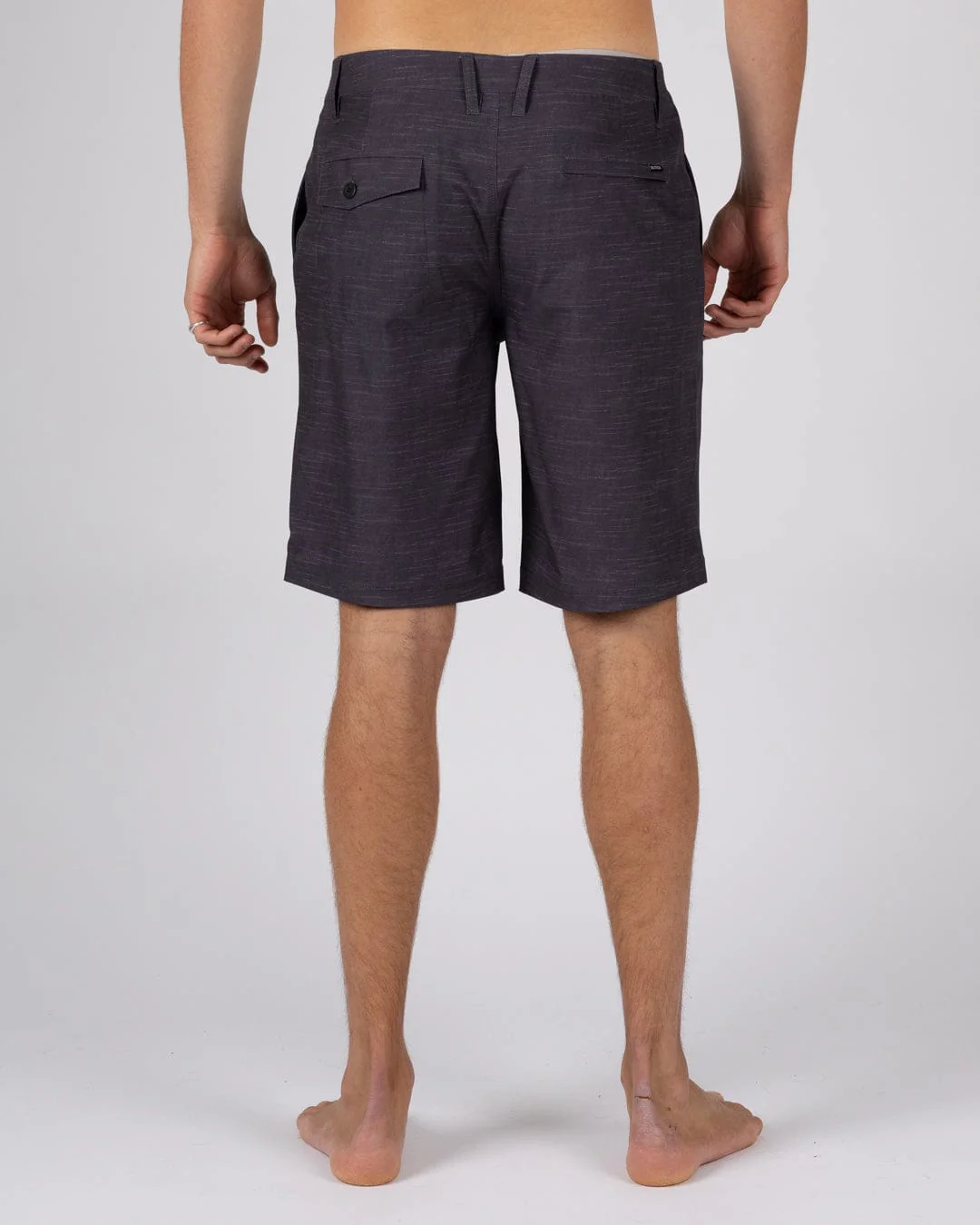 Amphibian 2 Mens Hybrid Shorts in Dark Grey - Image 2