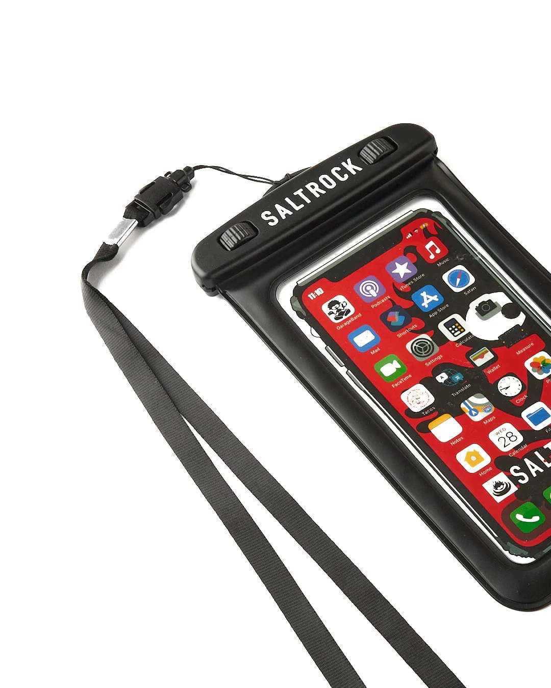 Aqua Waterproof Phone Pouch in Black - Image 2