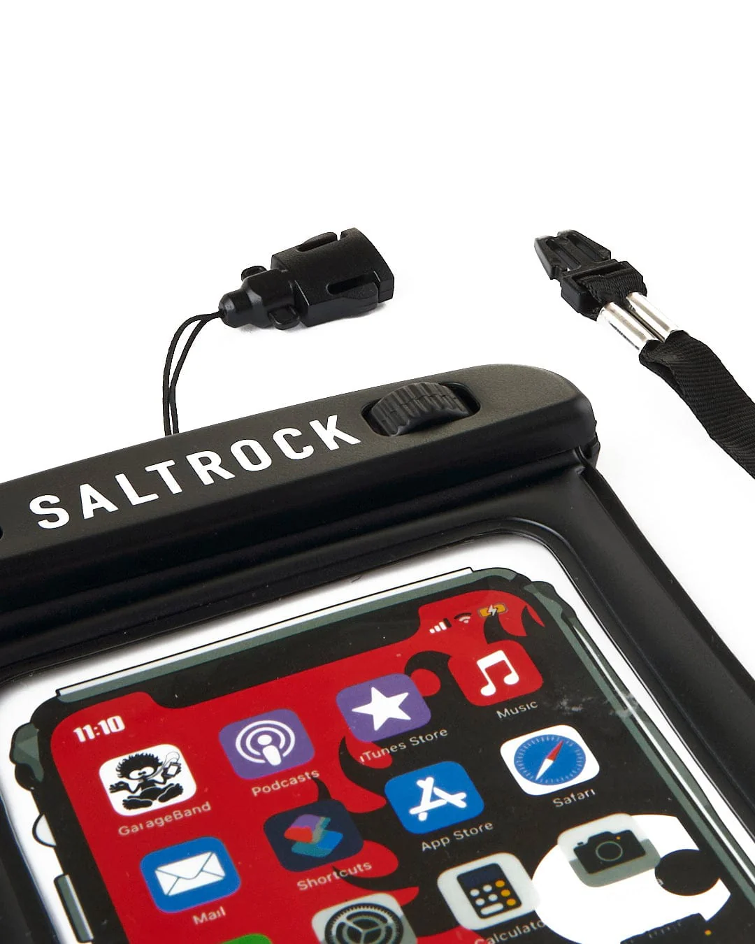 Aqua Waterproof Phone Pouch in Black - Image 4