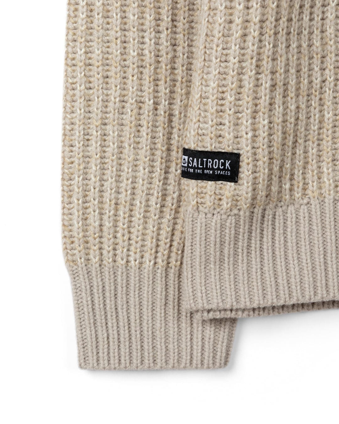 Arlen Mens Knitted Jumper in Cream - Image 5