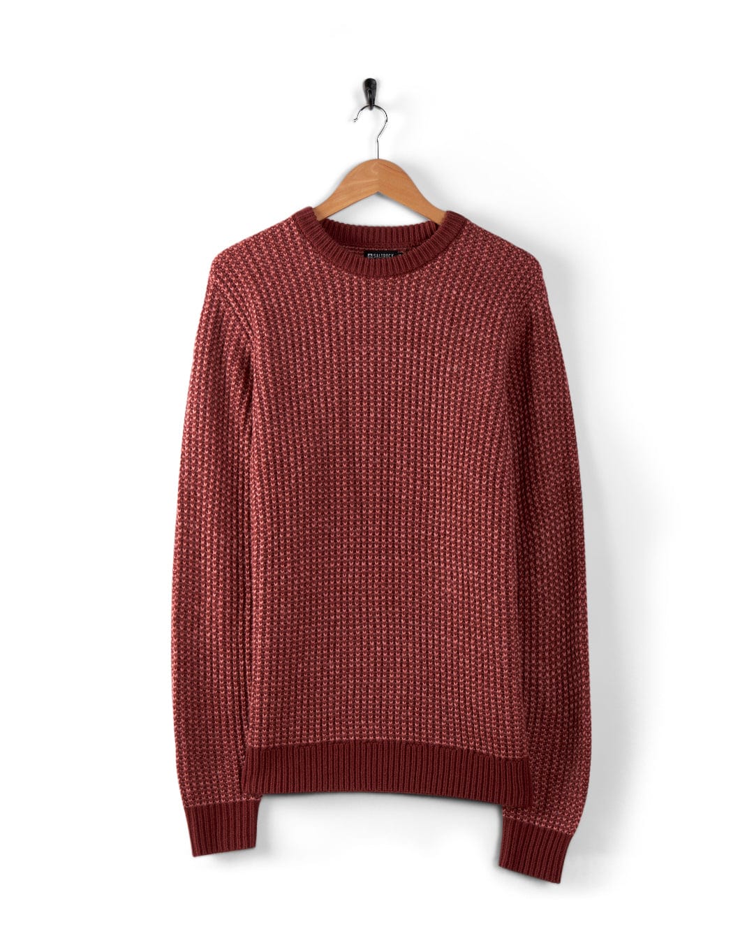 Arlen Mens Knitted Jumper in Pink - Image 2