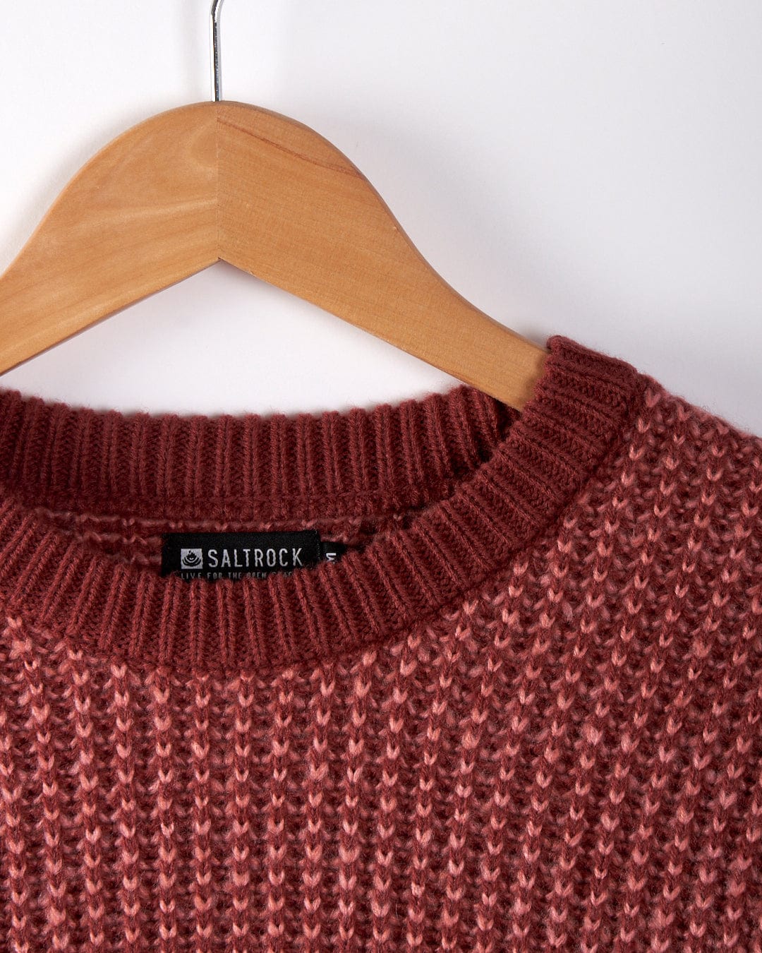 Arlen Mens Knitted Jumper in Pink - Image 4