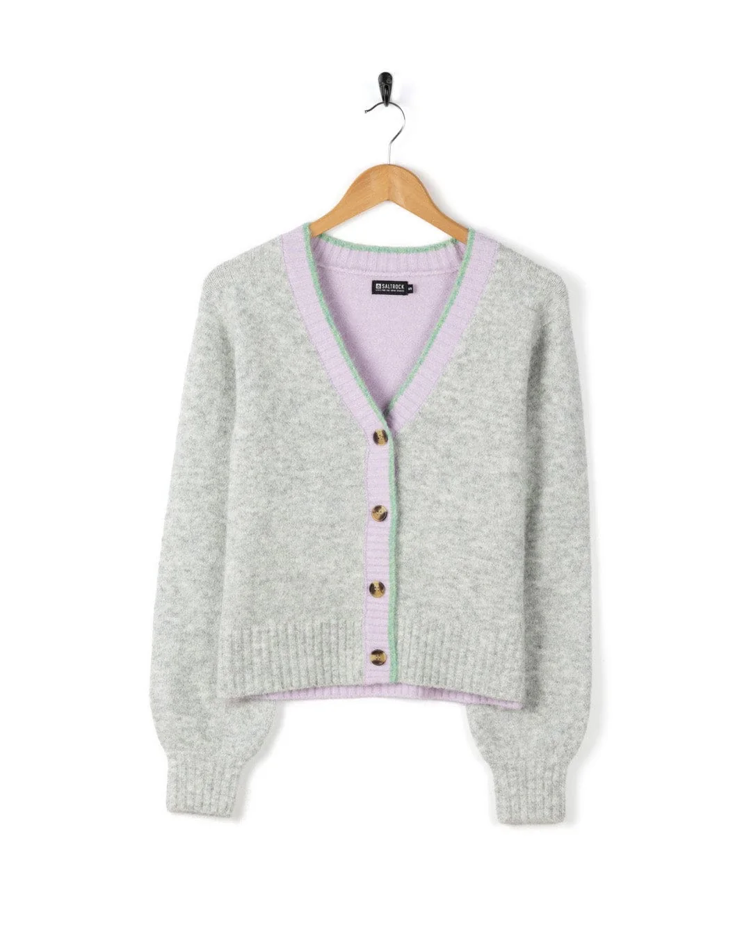 Artie Womens Cardigan in Grey - Image 10
