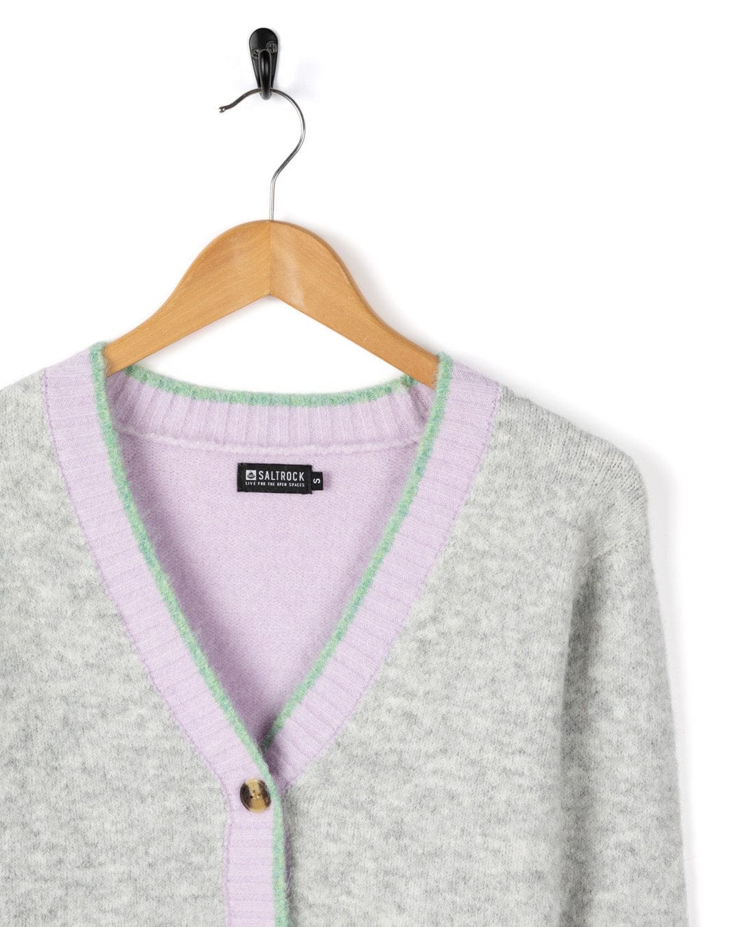 Artie Womens Cardigan in Grey - Image 11