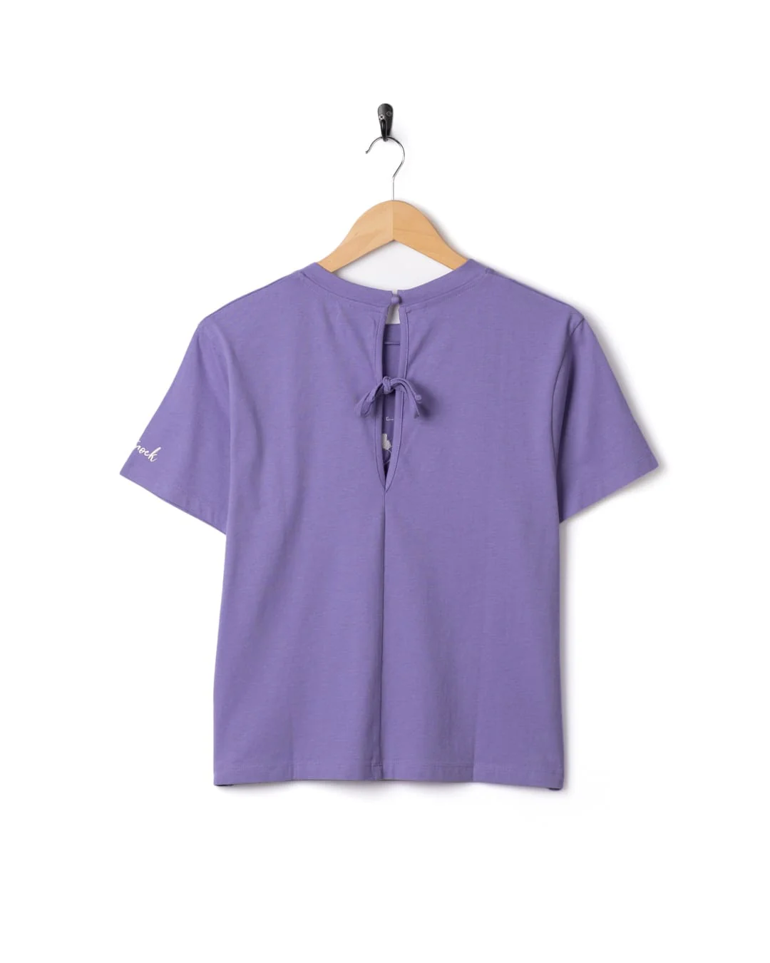 Aster Womens Short Sleeve Tee in Purple - Image 10
