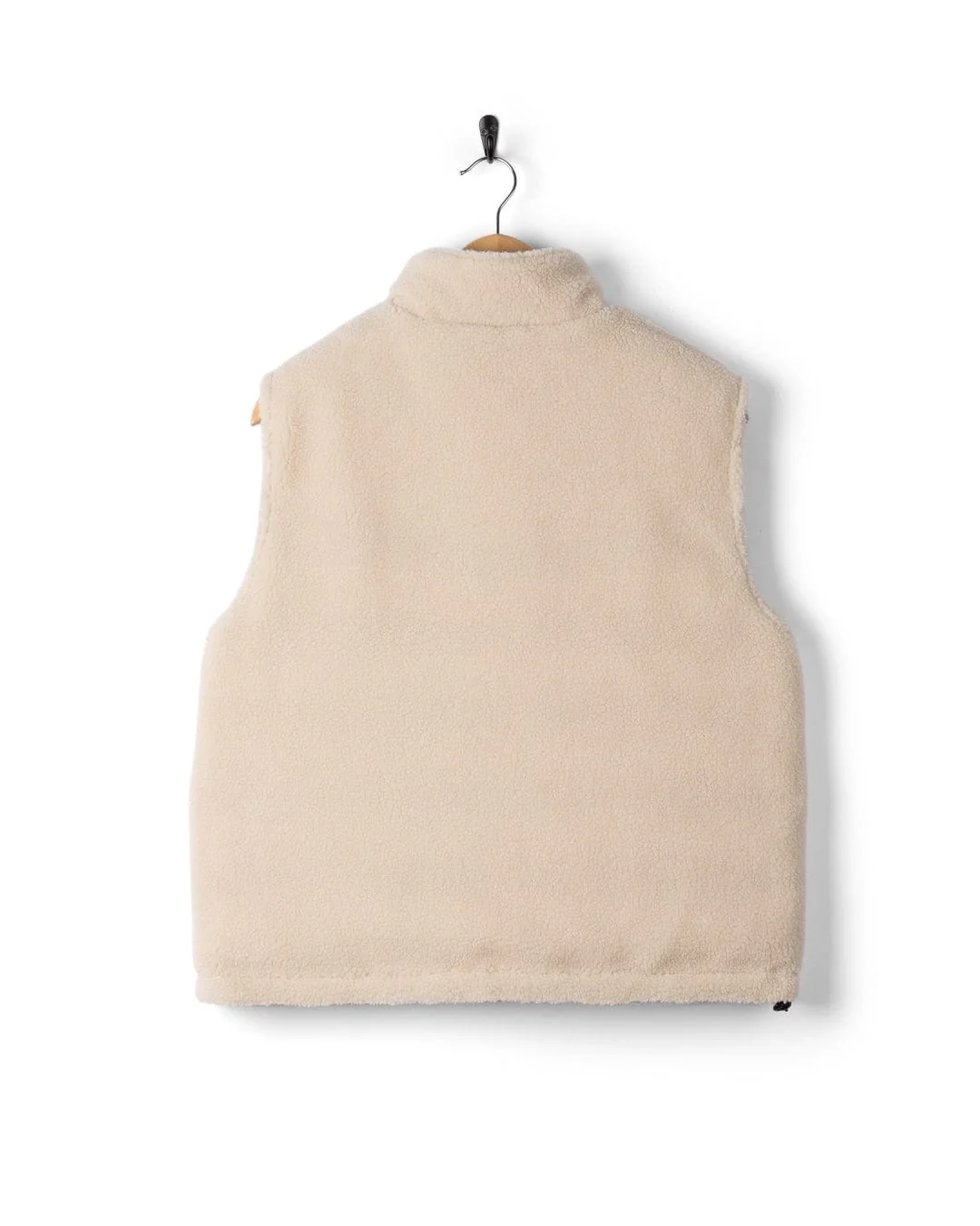 Astra Fleece Womens Reversible Gilet in Green/Cream - Image 18