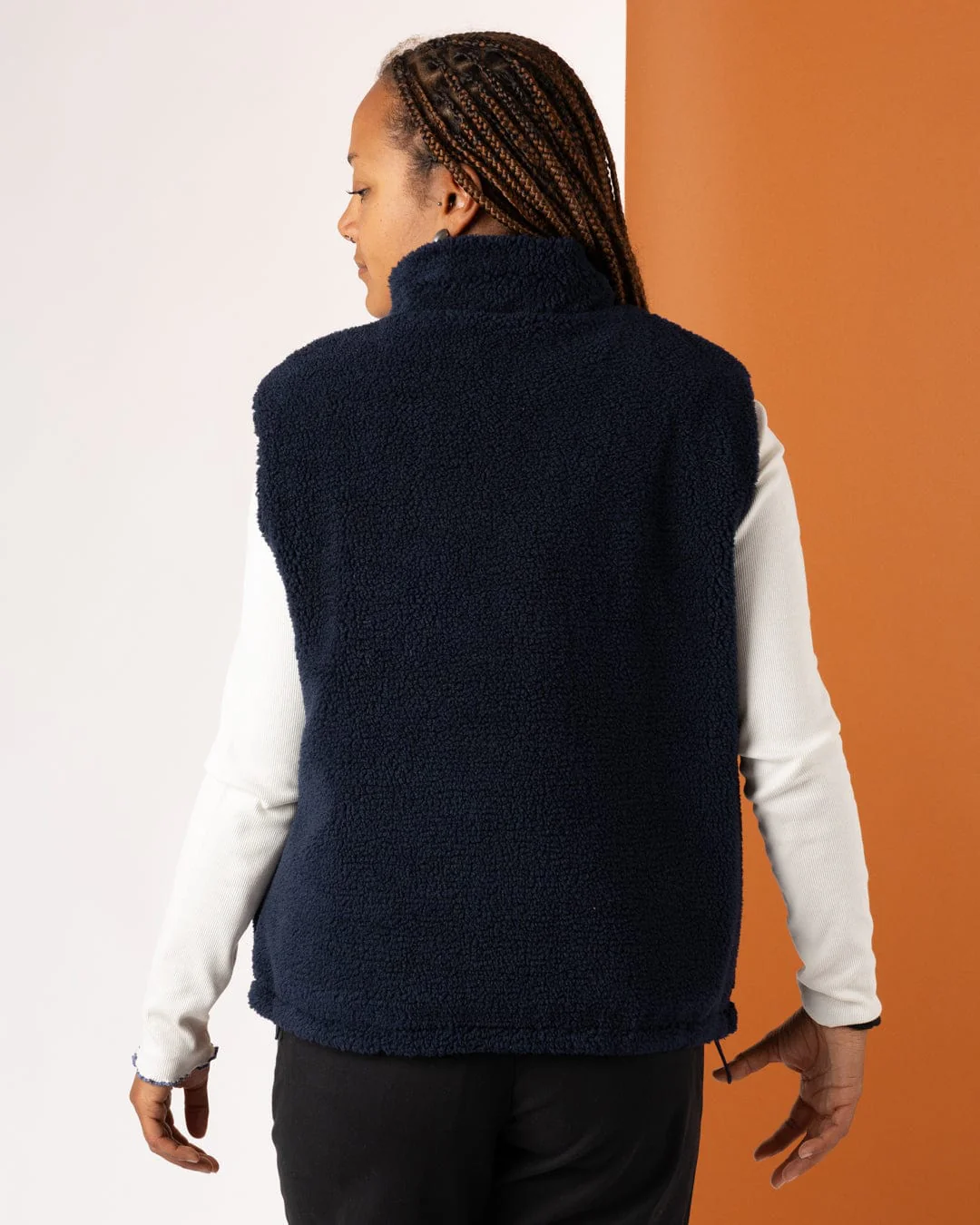 Astra Fleece Womens Reversible Gilet in Blue/Pink - Image 13