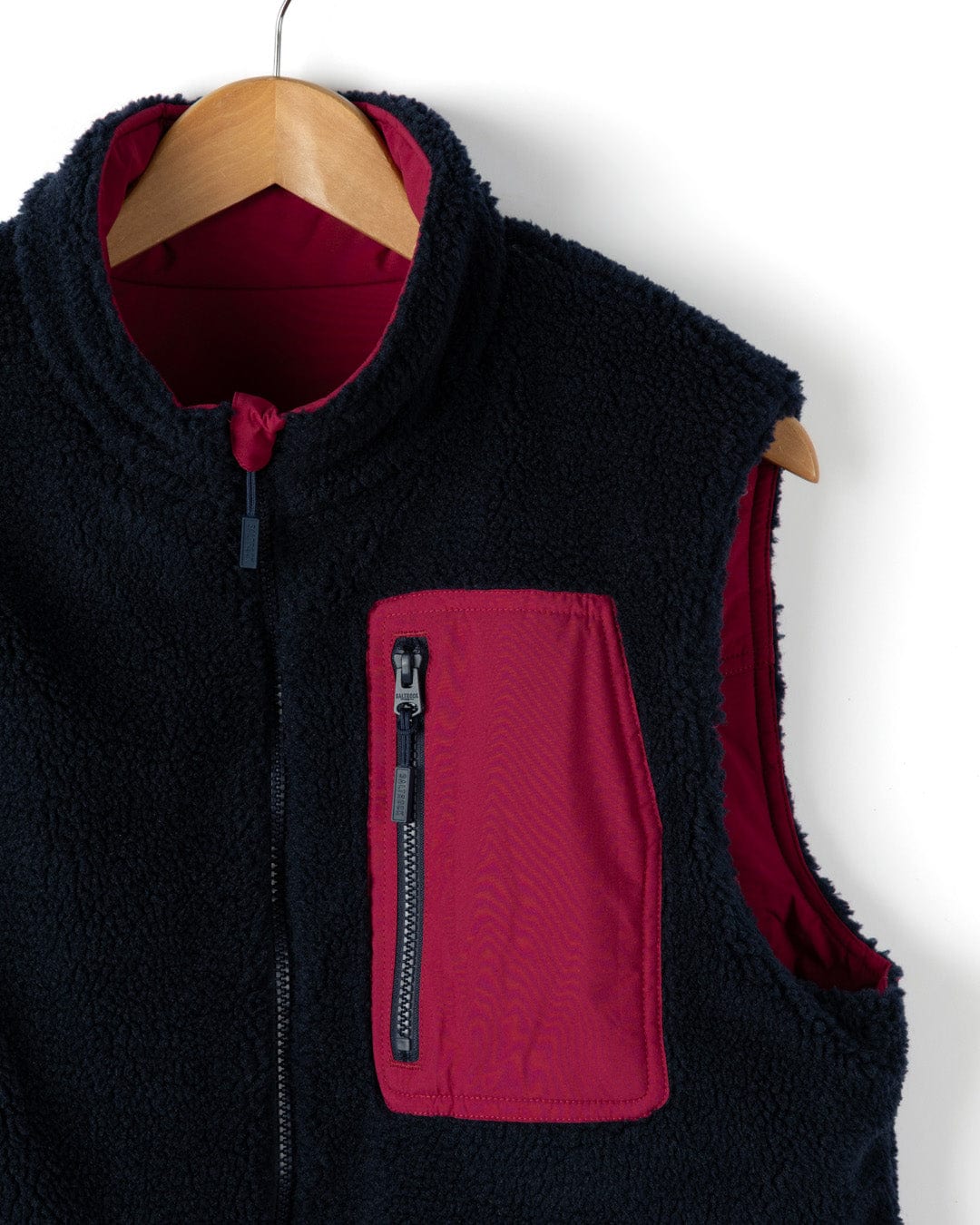 Astra Fleece Womens Reversible Gilet in Blue/Pink - Image 18