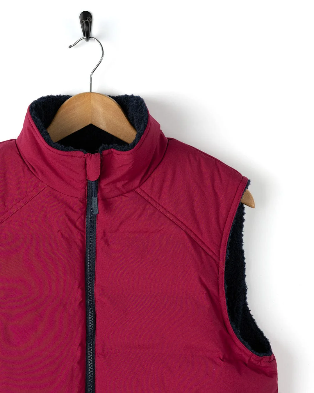 Astra Fleece Womens Reversible Gilet in Blue/Pink - Image 23