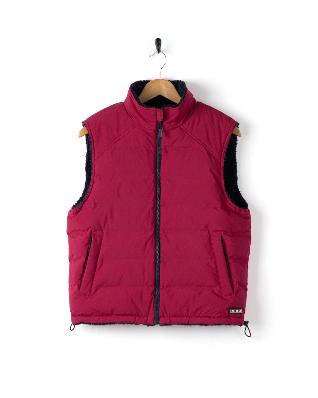 Astra Fleece Womens Reversible Gilet in Blue/Pink - Image 8