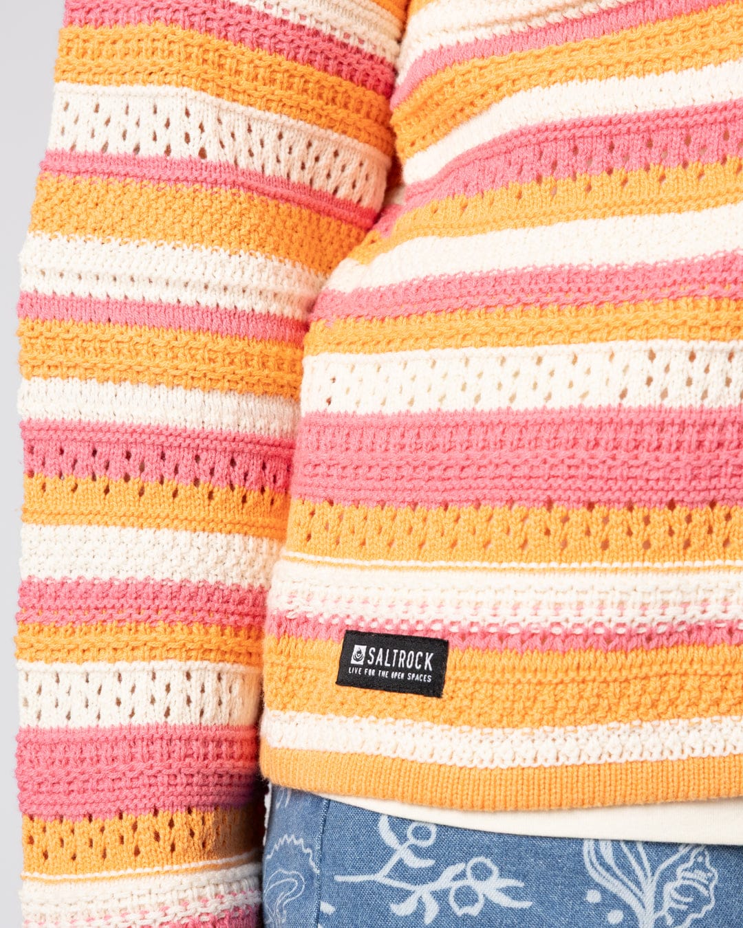 Aurelia Womens Hooded Jumper in Bright Pink - Image 10