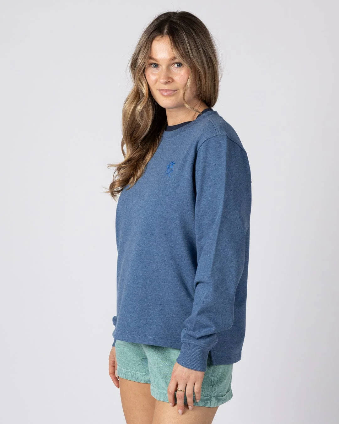 Austol Womens Sweatshirt in Bright Blue - Image 3