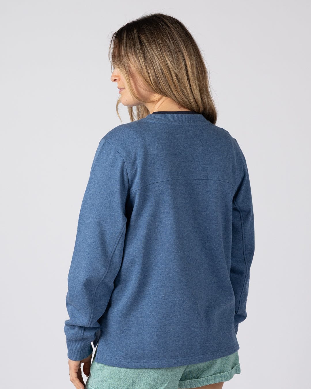 Austol Womens Sweatshirt in Bright Blue - Image 6