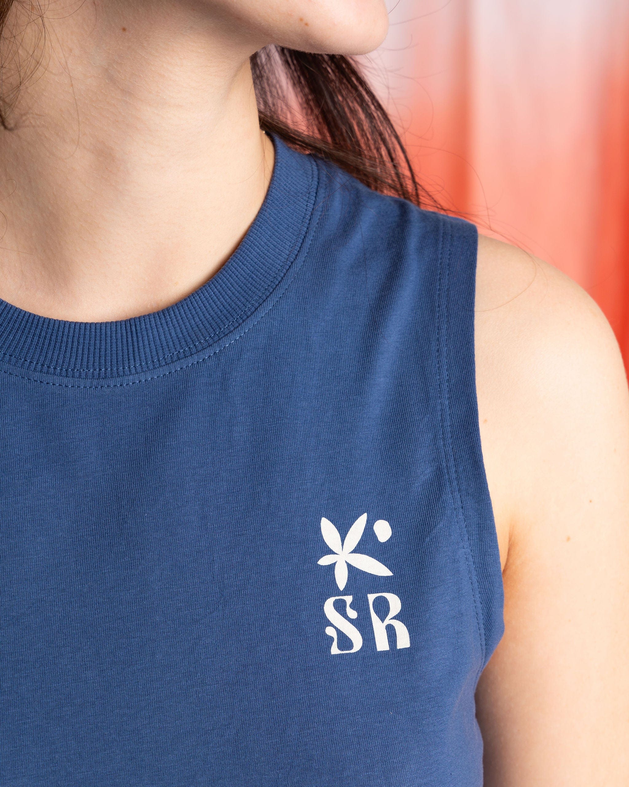 Balance Connect Womens Tank Dress in Blue - Image 7