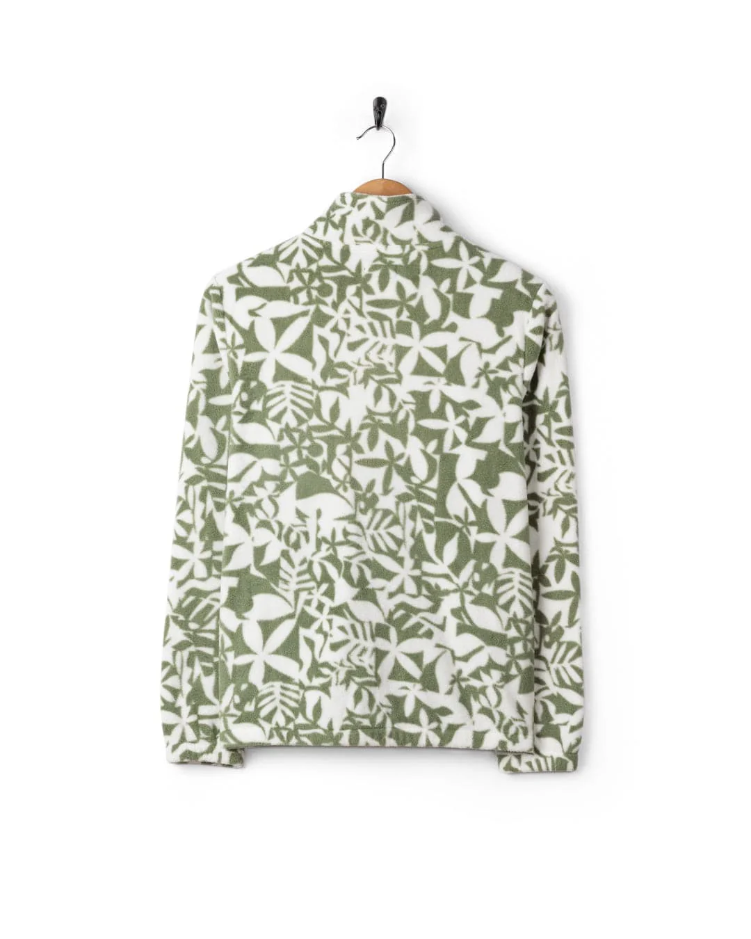 Balance  Womens Zip Fleece in Light Green - Image 7
