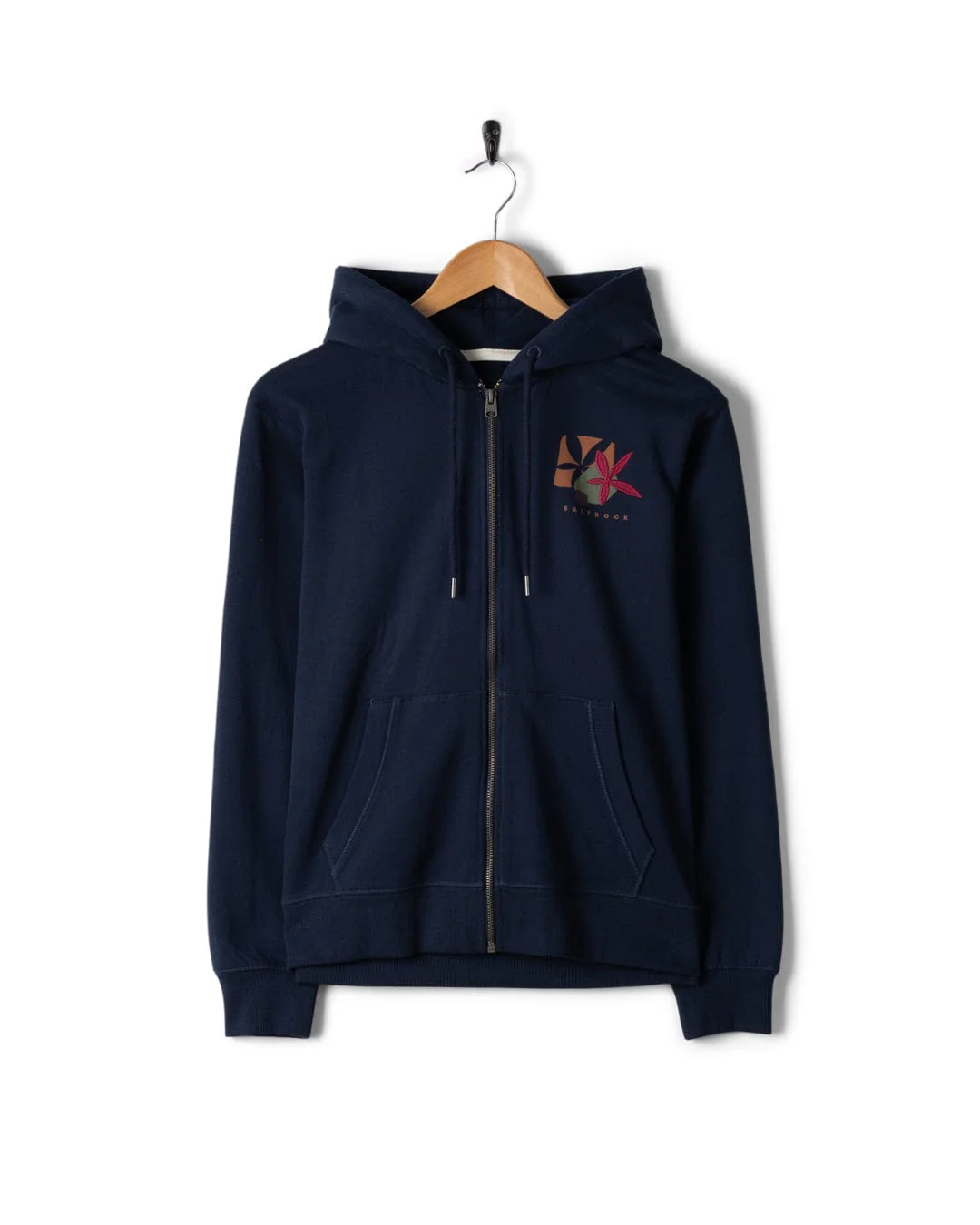 Balance Wild Womens Zip Hoodie in Blue - Image 12