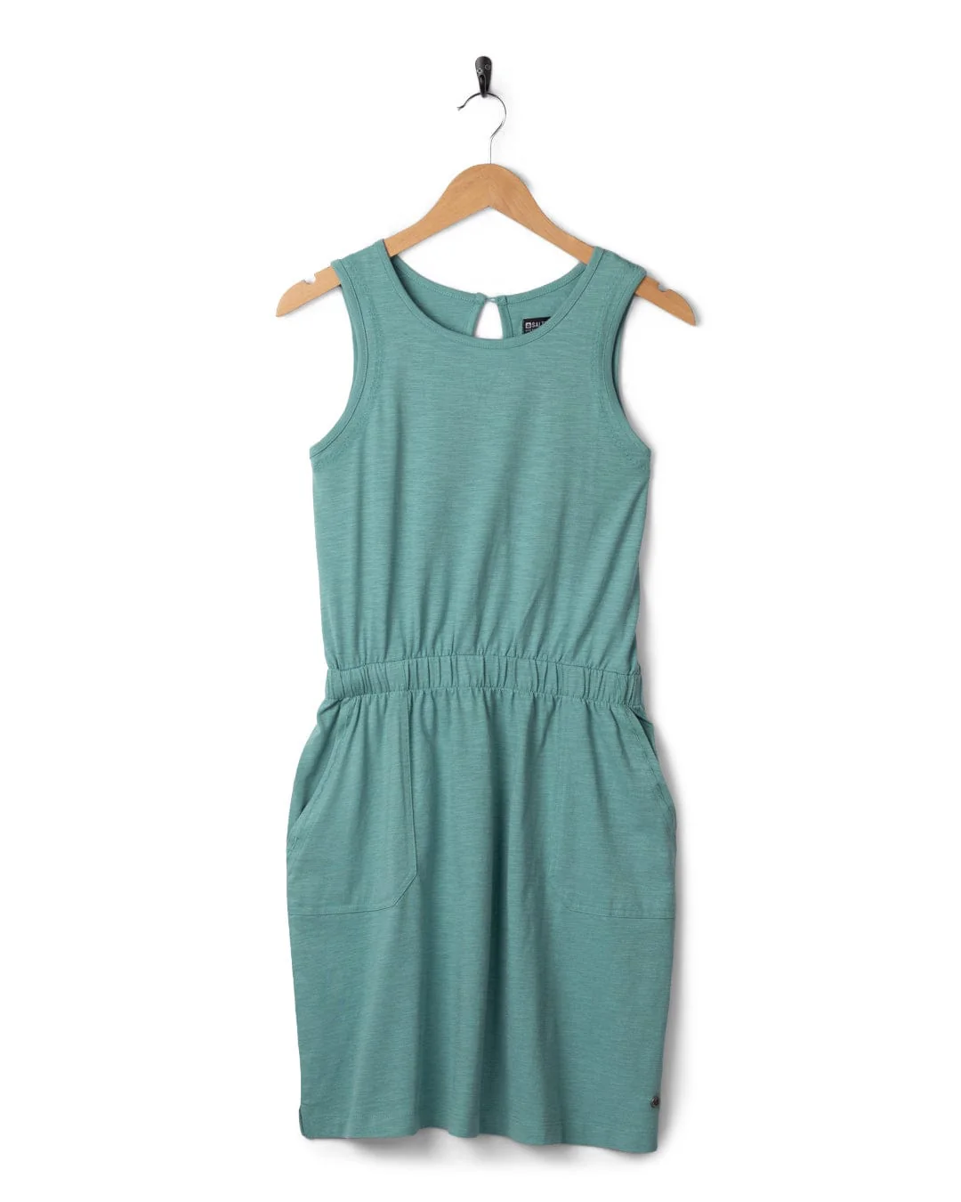 Bauhaus Womens Slub Dress Blue - Image 3