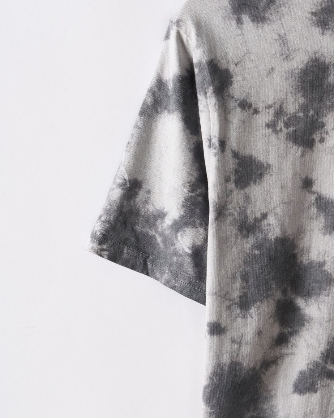 Beach Signs Wales Mens Tie Dye T-Shirt in Grey - Image 5