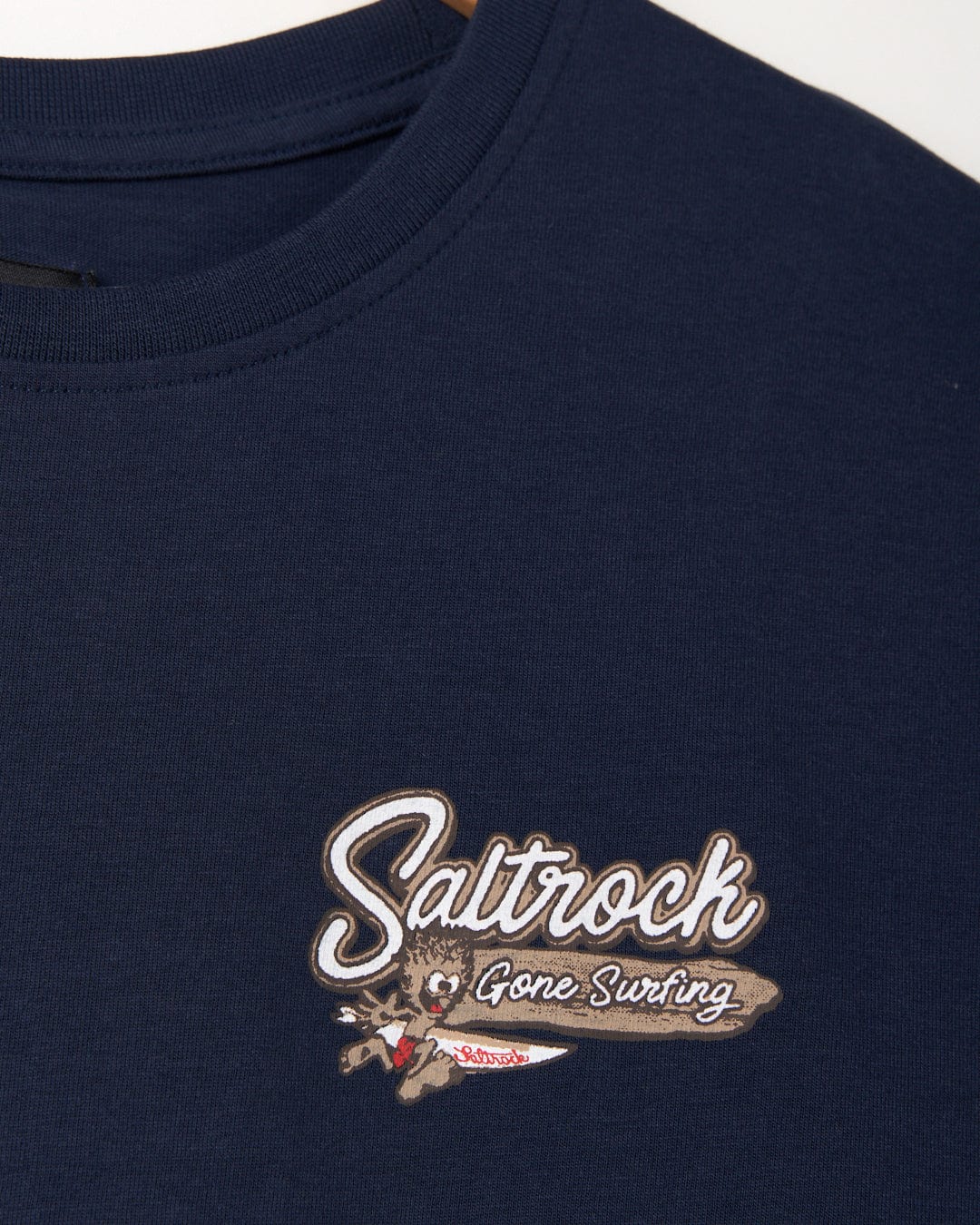 Beach Signs Wales Mens Short Sleeve T-Shirt in Blue - Image 3