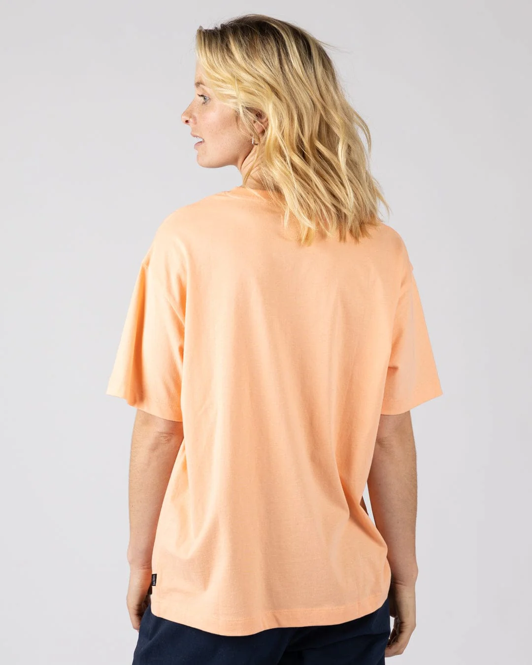 Better Days Womens Oversized Short Sleeve T-shirt in Orange - Image 4