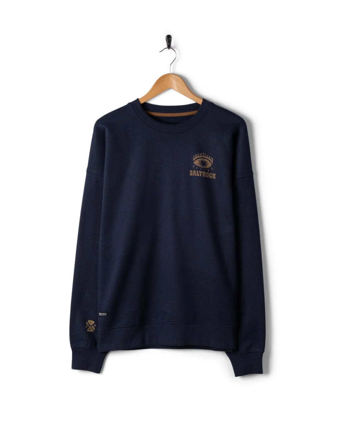 Block Icons Mens Oversized Sweatshirt in Blue - Image 5