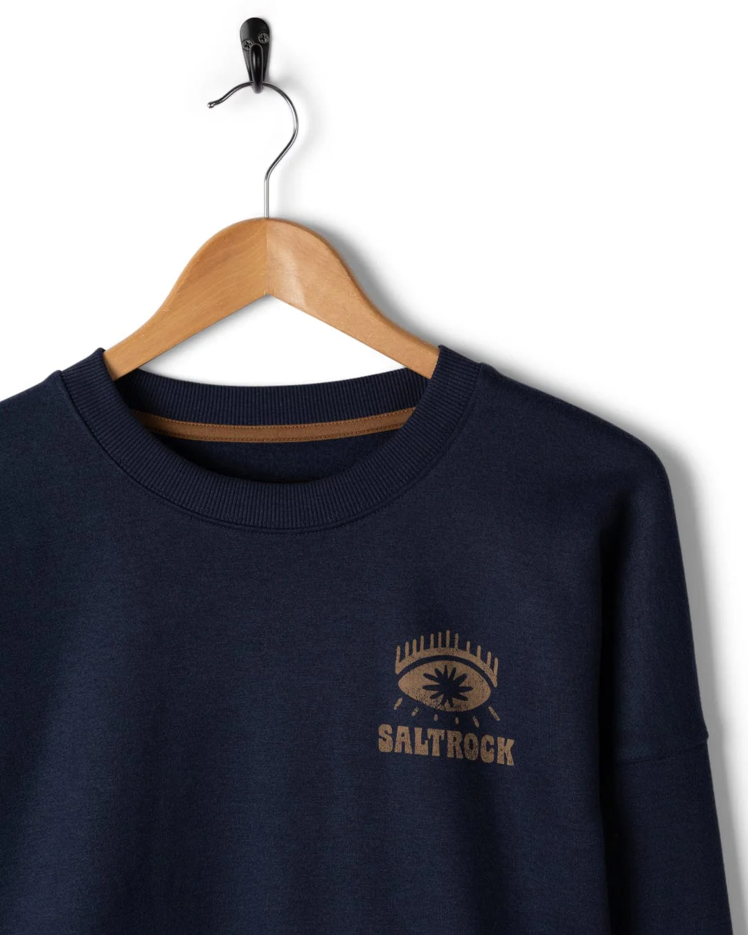 Block Icons Mens Oversized Sweatshirt in Blue - Image 6