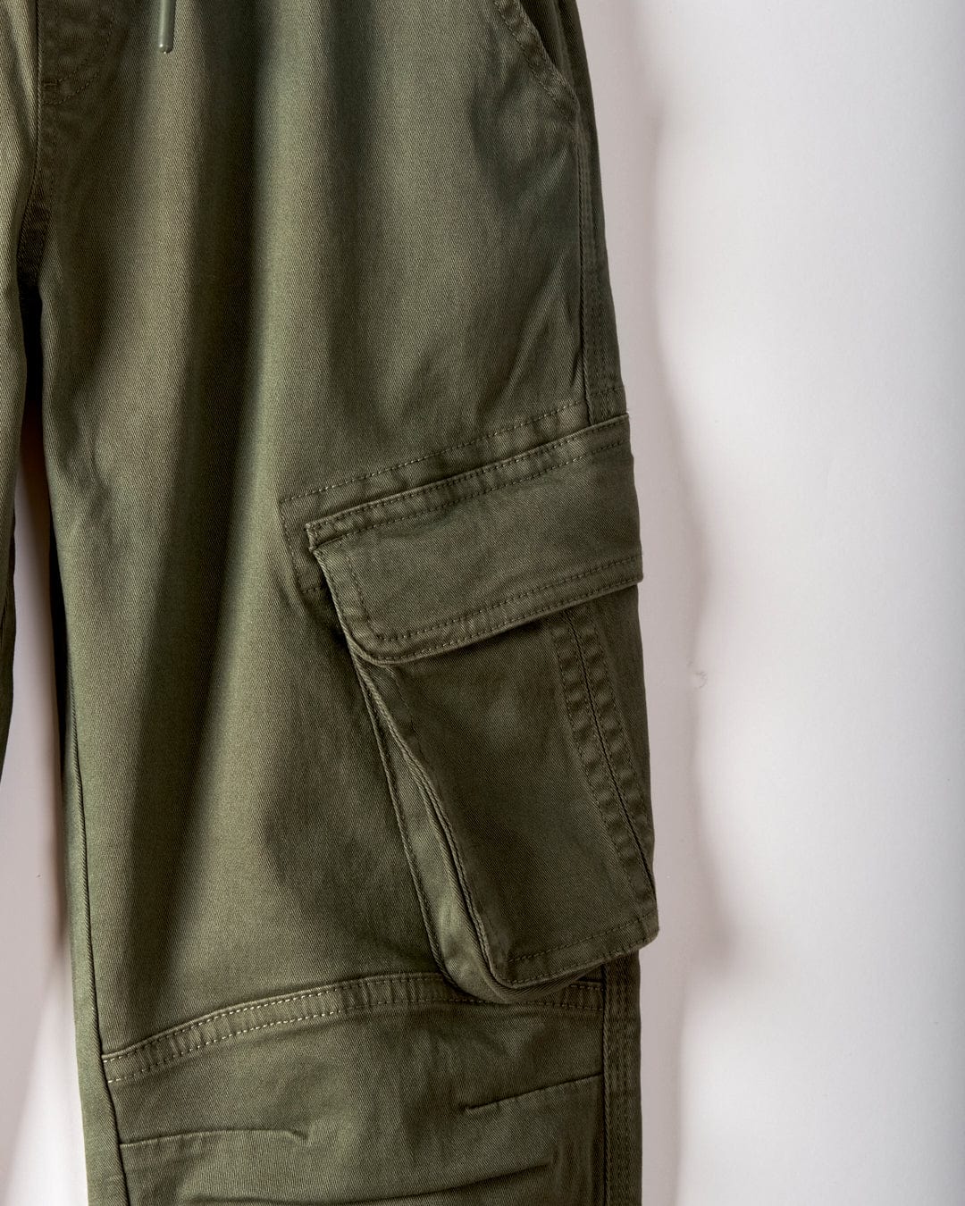 Bora Bora Kids Trouser in Chino - Dark Green - Image 5