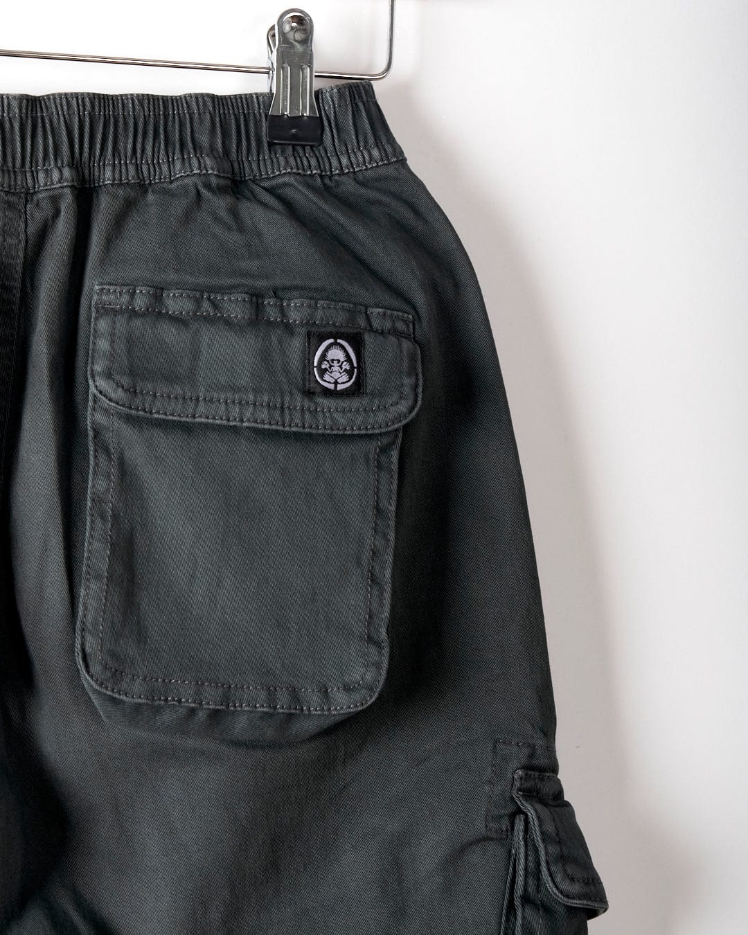 Bora Bora Kids Cargo Trousers in Dark Grey - Image 4