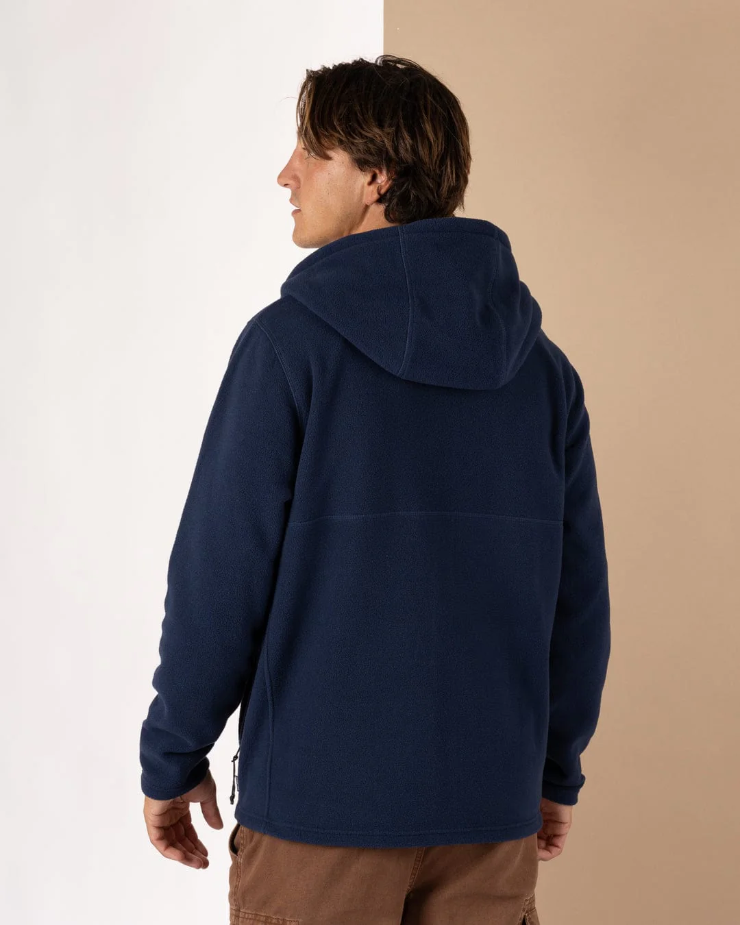 Bradford Mens Zip Fleece in Blue - Image 5