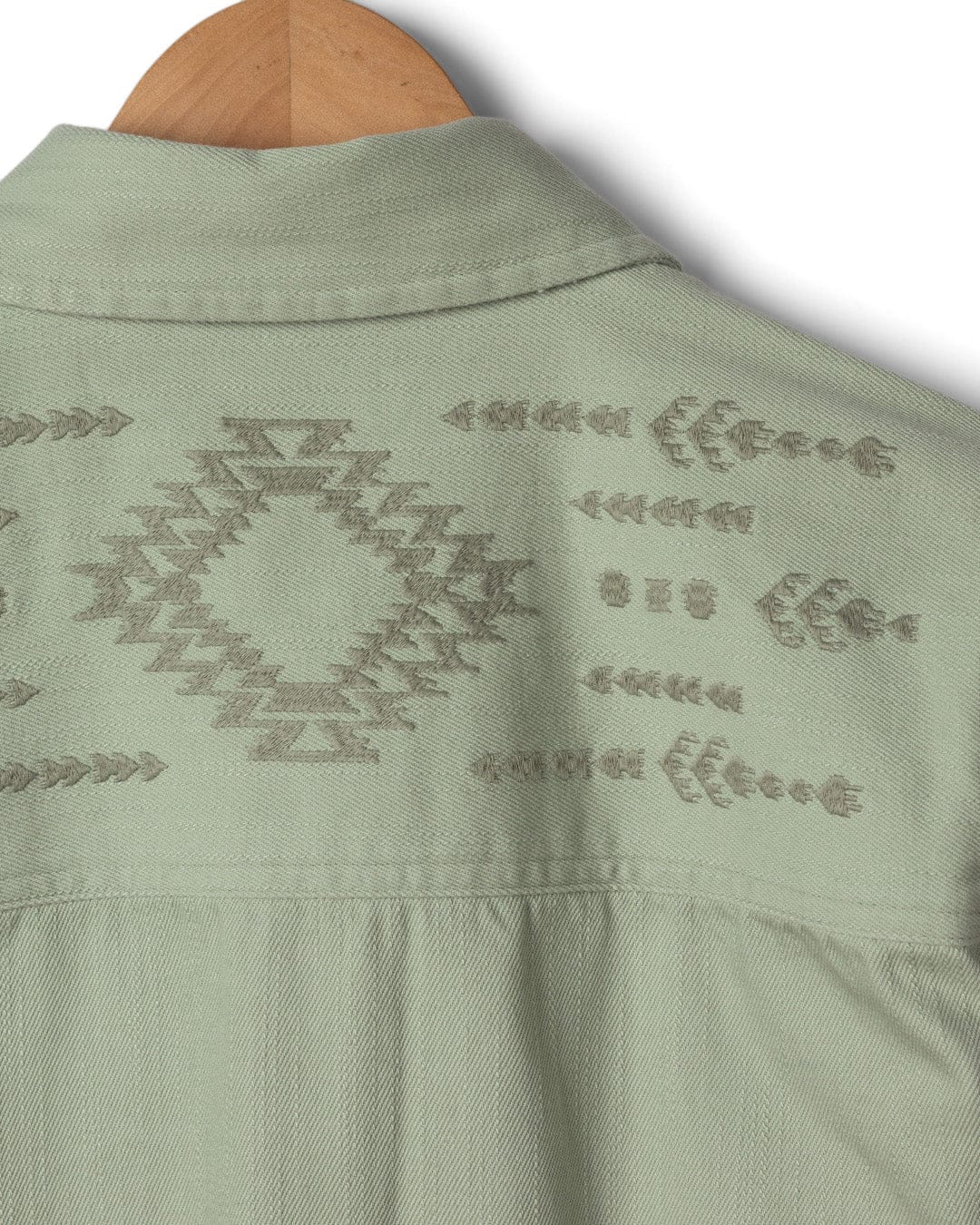 Braelyn Womens Twill Casual Jacket in Light Green - Image 3