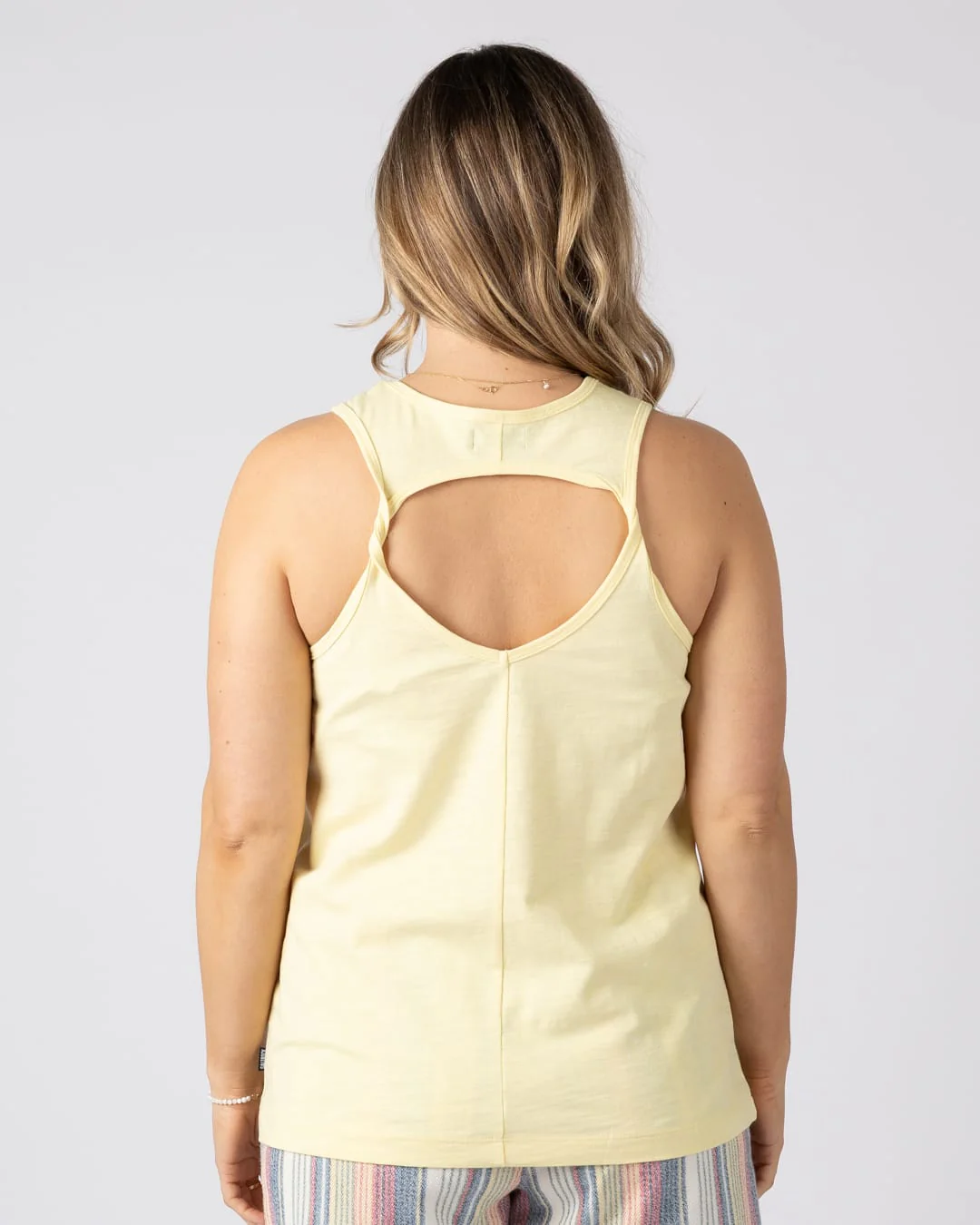 Calico Women Vest in Light Yellow - Image 4