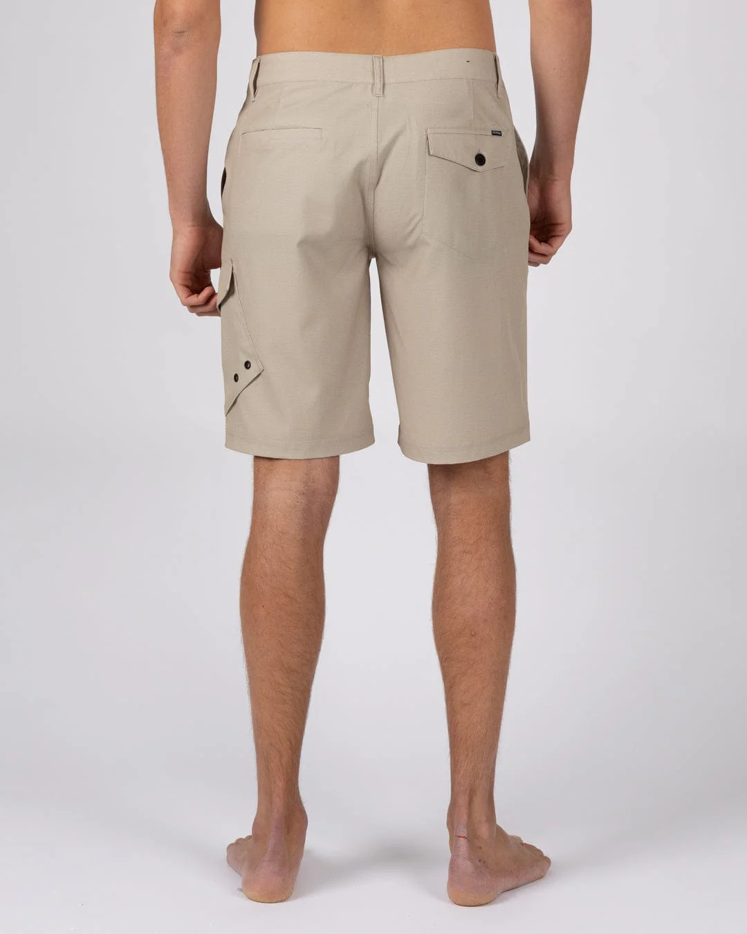Cargo Amphibian II 21 Mens Hybrid Shorts in Light Brown - Image 2