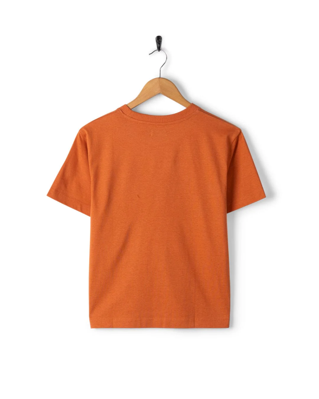 Charmer Womens Boxy Short Sleeve T-Shirt in Orange - Image 6