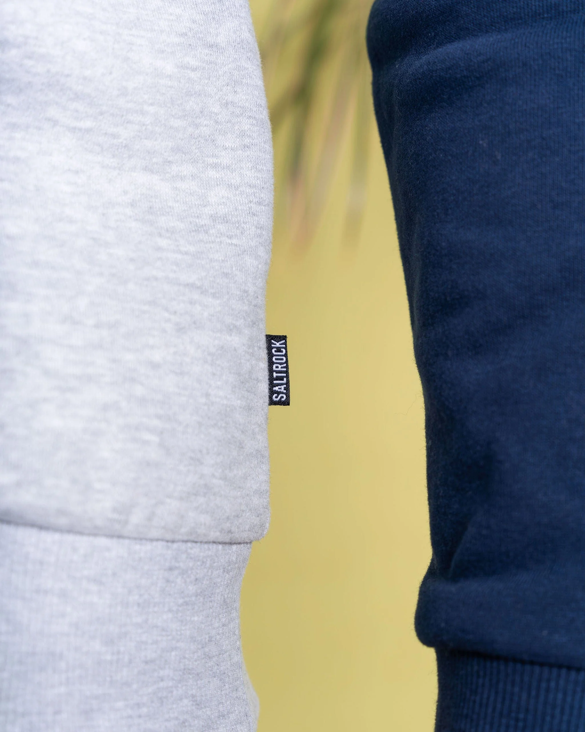 Classic Stripe Mens Raglan Sweat in Blue/Grey - Image 8