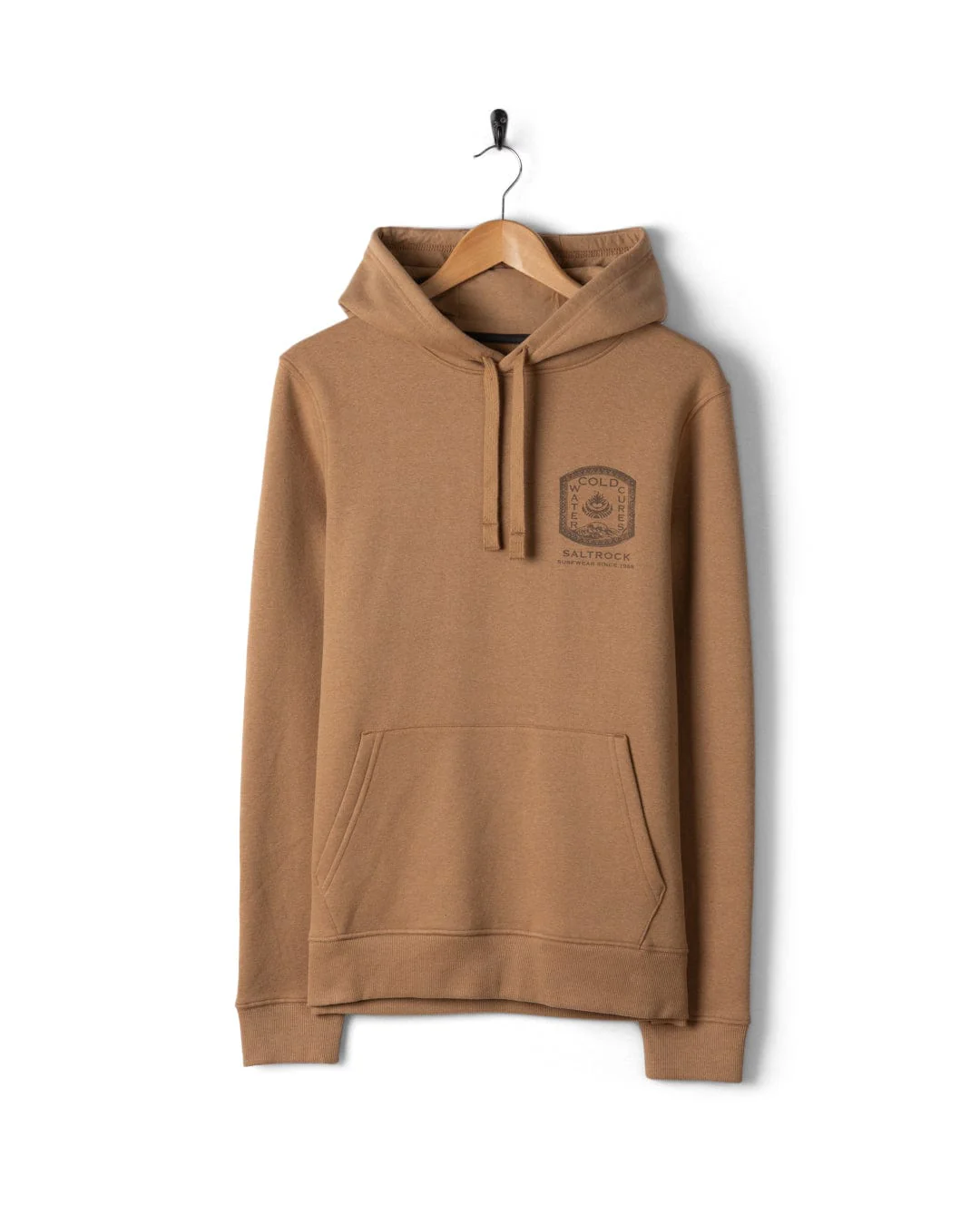 Cold Water Cures Mens Pop Hoodie in Brown - Image 8