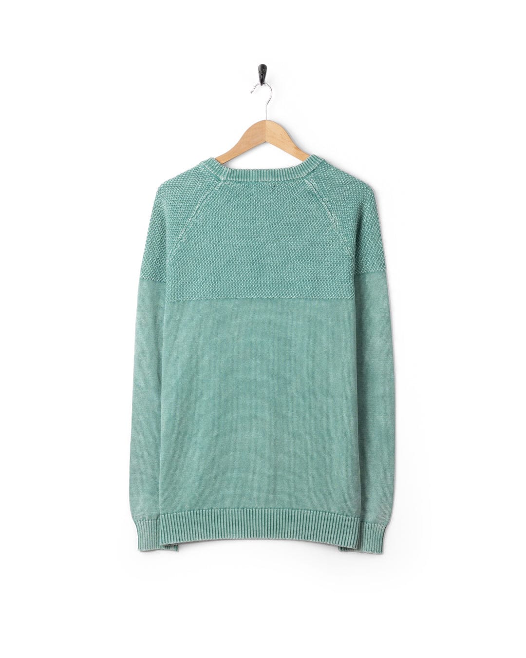Coombe Mens Knitted Jumper in Blue - Image 7