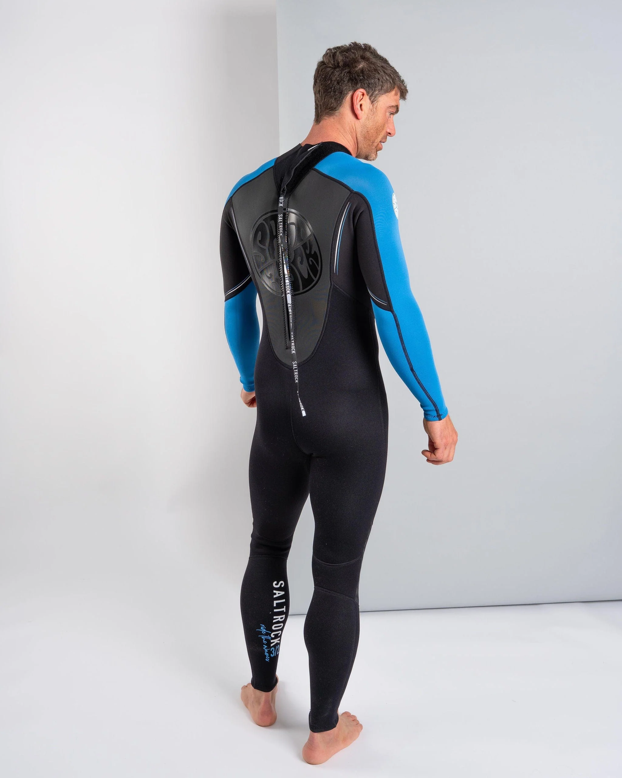 Core Mens 3/2 Full Wetsuit in Blue/Black - Image 5