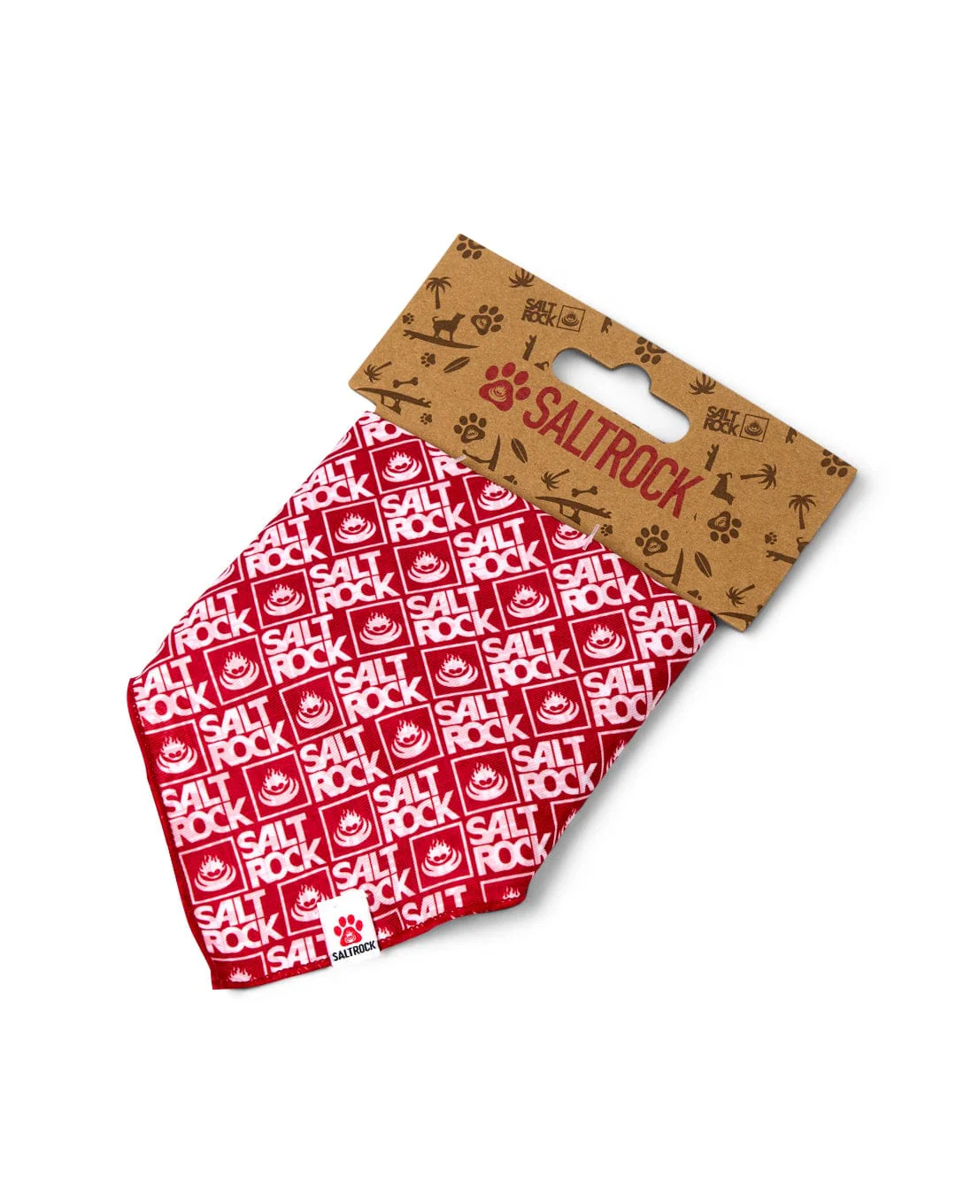 Corp Pet Bandana in Red - Image 3