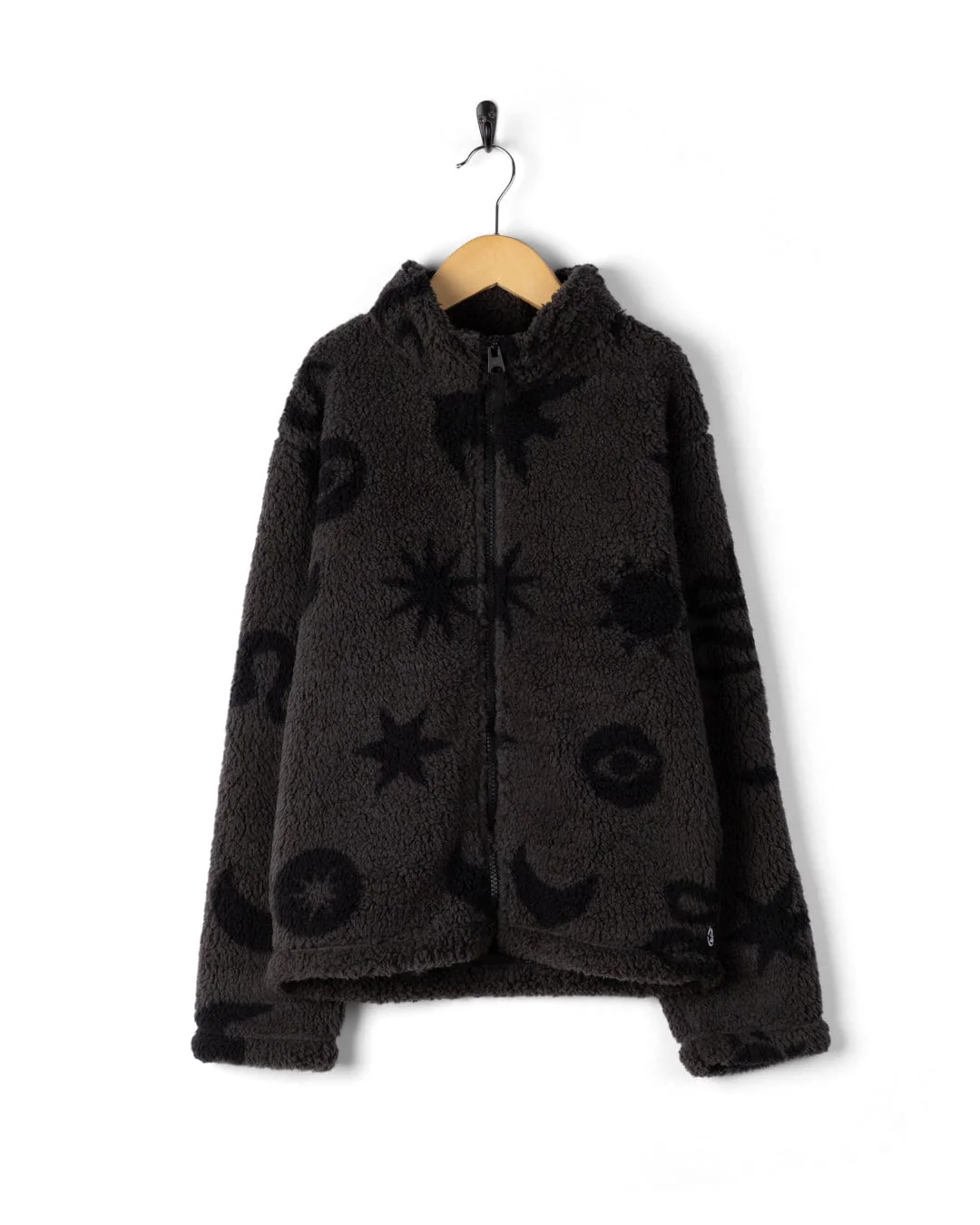 Cove Kids Zip Fleece in Dark Grey