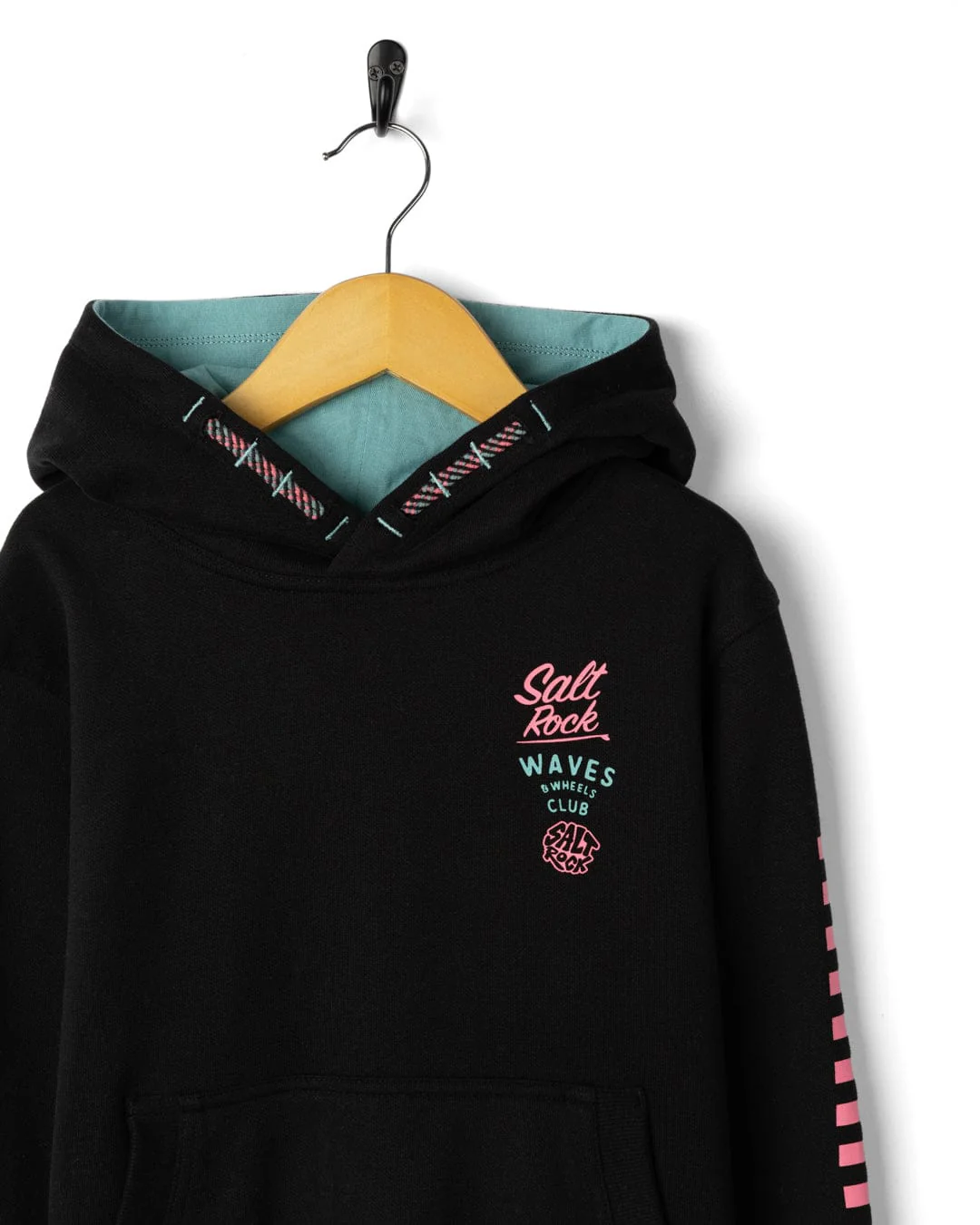 Creep Club Kids Pop Hoodie in Black - Image 4