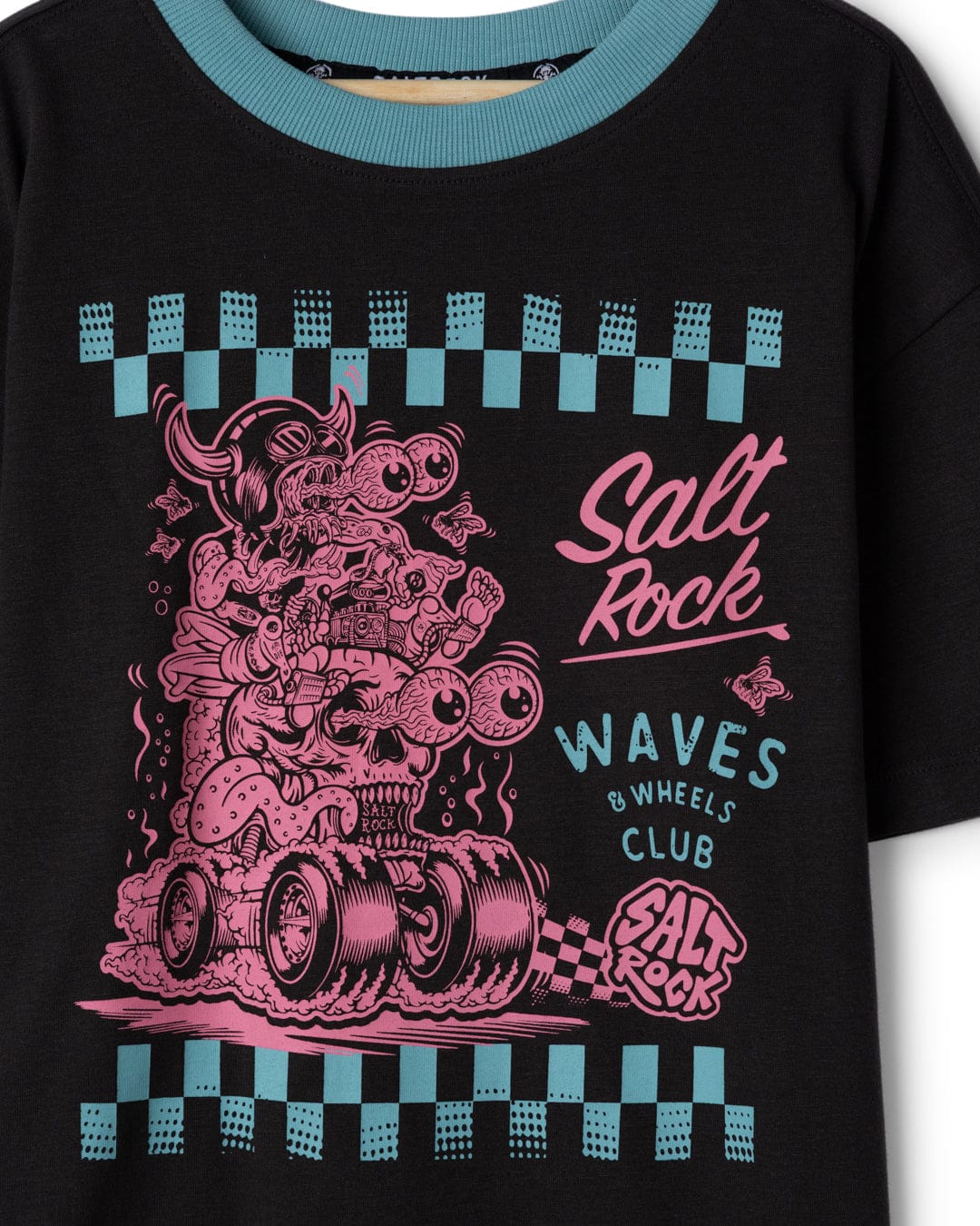 Creep Club Kids Short Sleeve T-Shirt in Dark Grey - Image 2