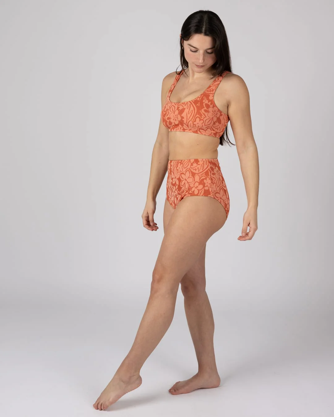 Dali Womens Bikini Bottoms in Light Orange - Image 2