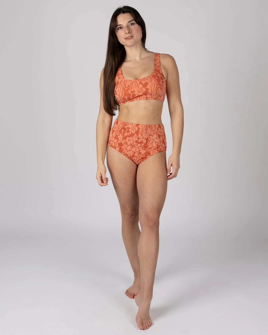 Dali Womens Bikini Top Bikini in Light Orange - Image 4