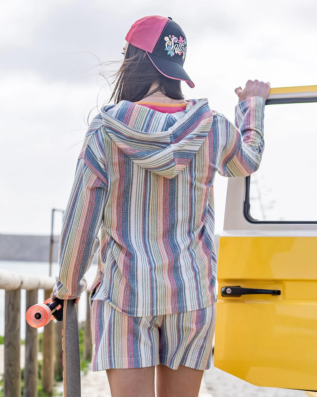 Delen Womens Short in Multicolour - Image 7