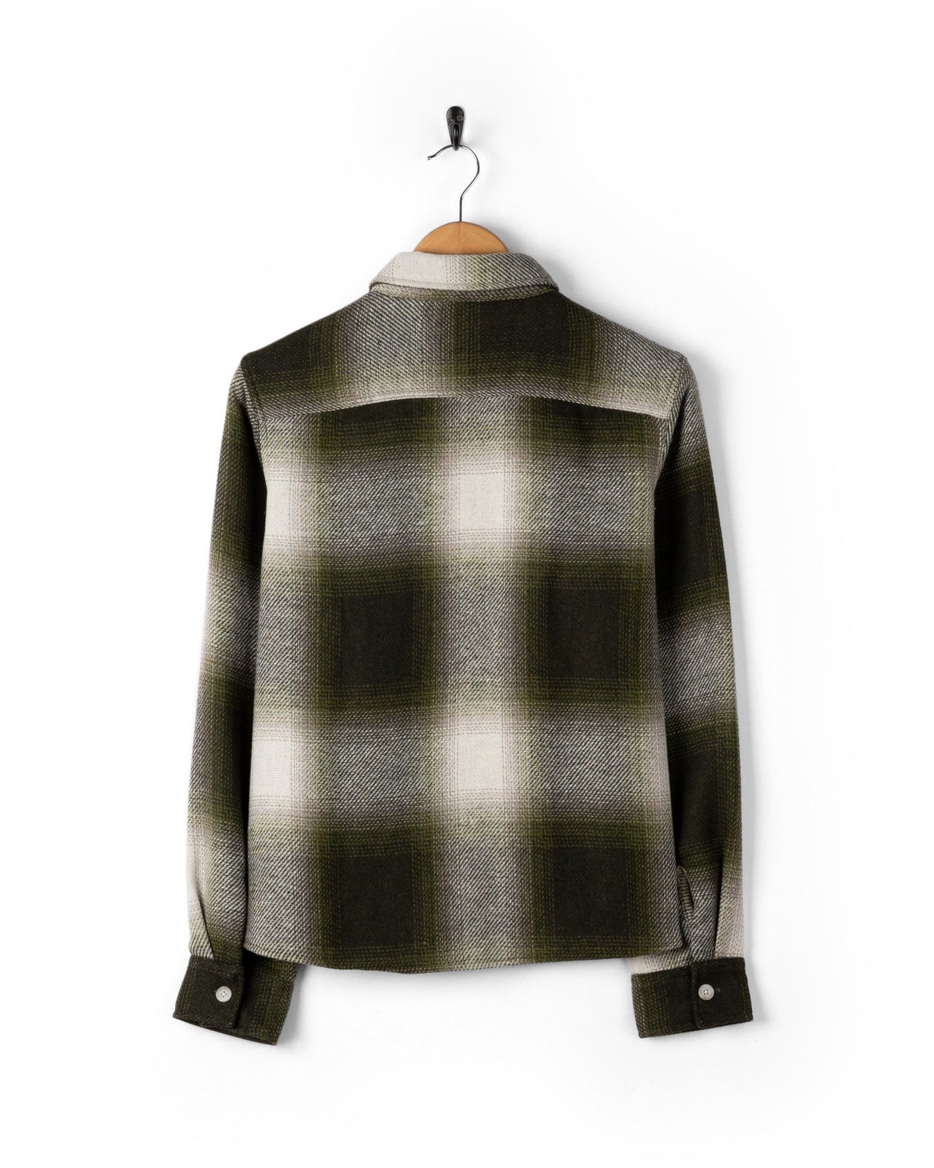 Delta Womens Checked Shirt in Green/White - Image 11