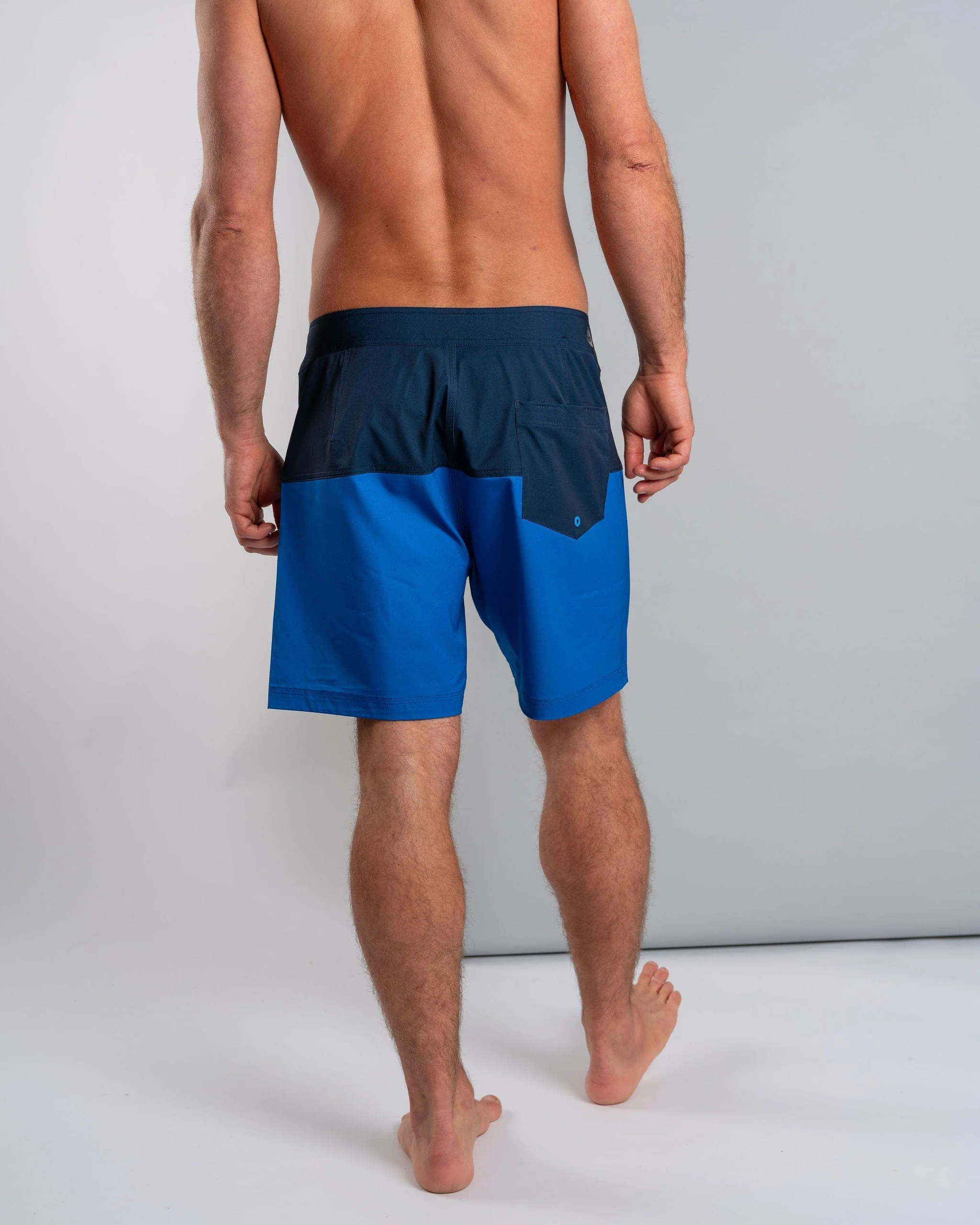 Eden Block Mens Boardshorts in Blue - Image 3